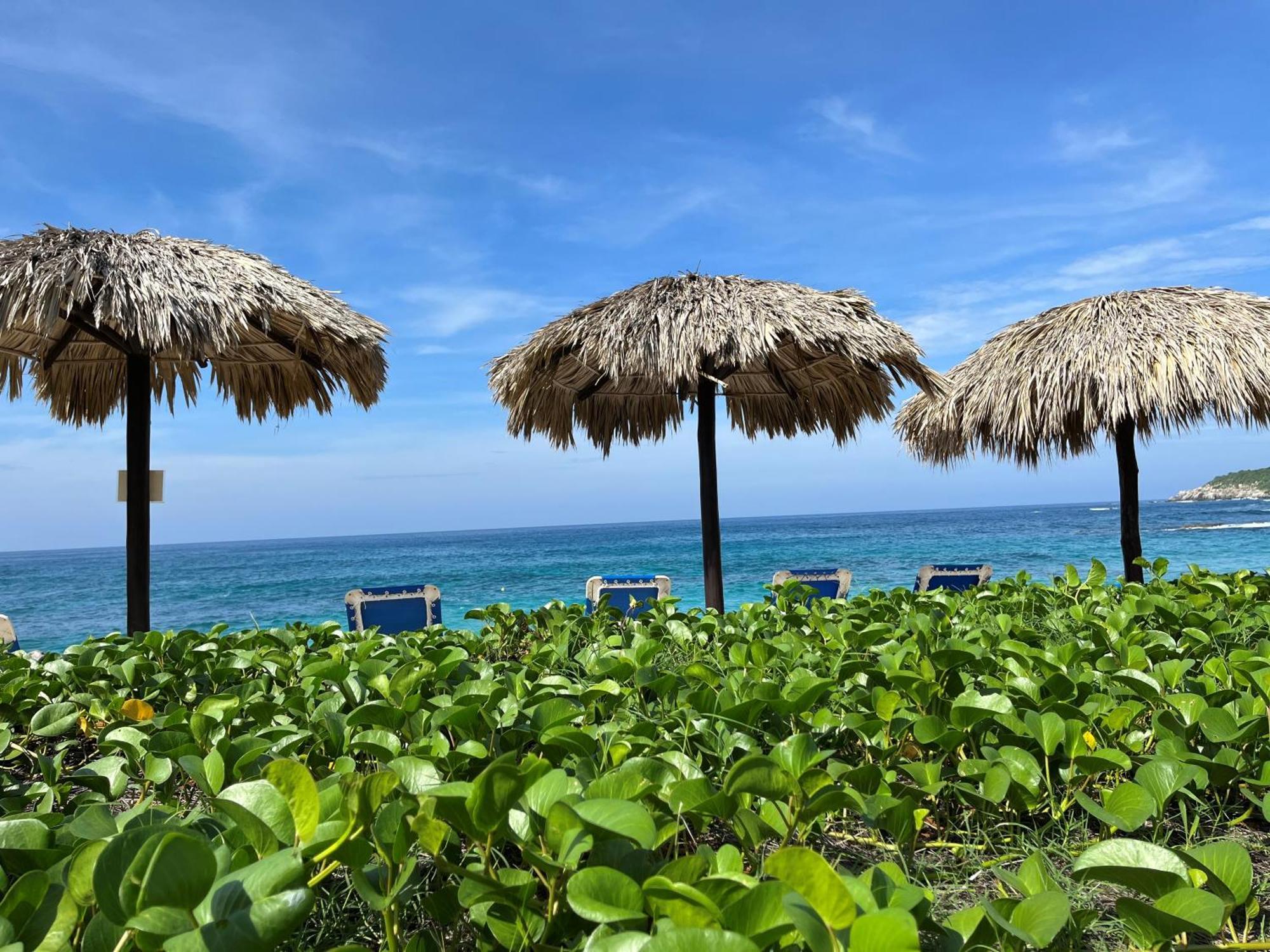 Manta Raya Hotel - Right On The Beach Cuatunalco Ngoại thất bức ảnh